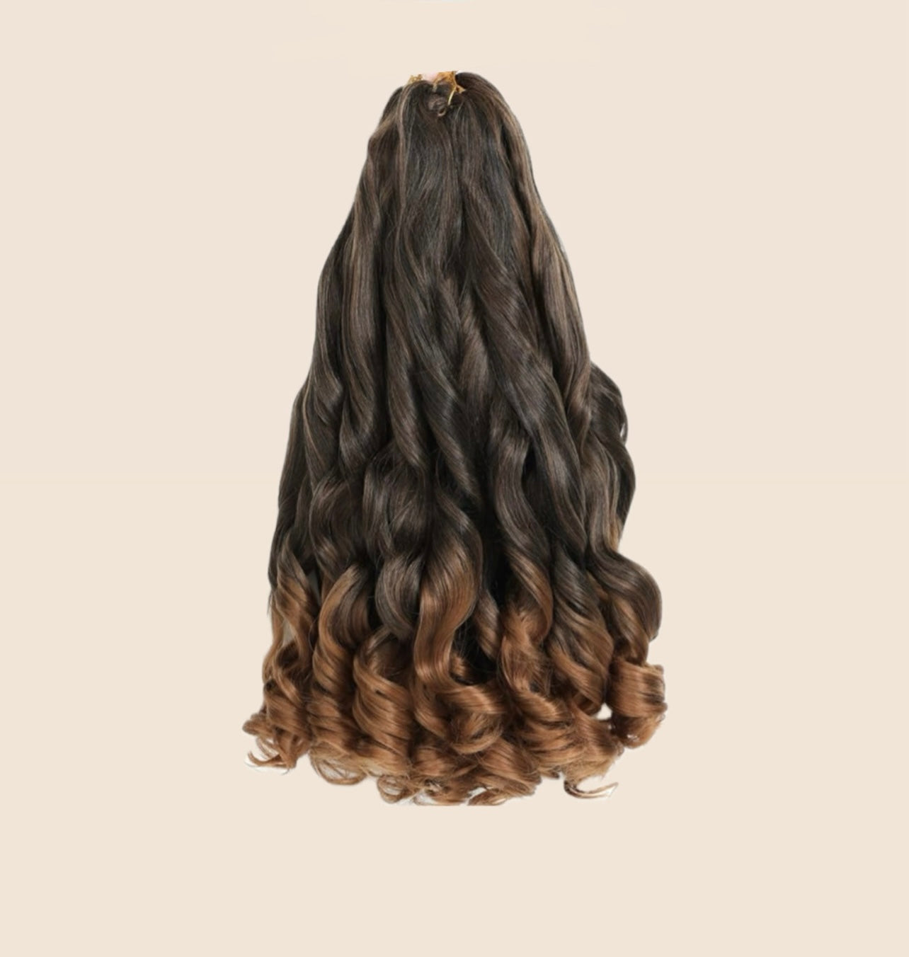 French Curls flettehår
